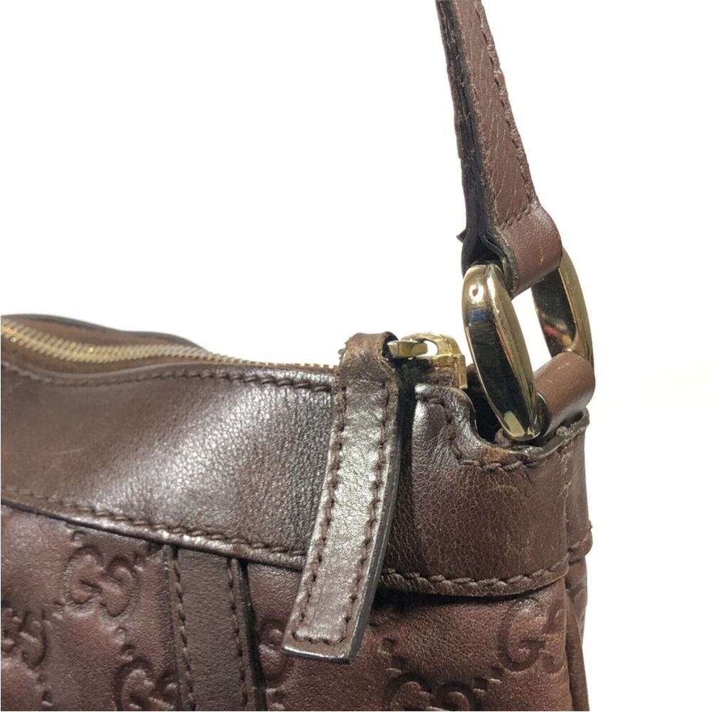 Gucci Brown Monogram Crossbody Bag - Picture 10 of 15
